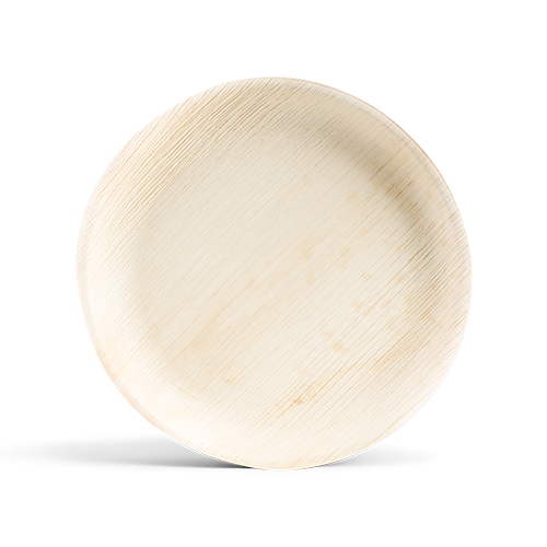 Palm leaf plate, round 25 cm