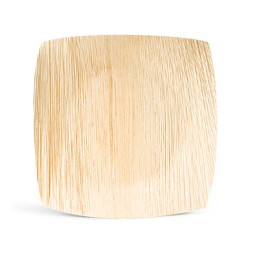 Palm leaf plate, square 20 cm, Signature Line