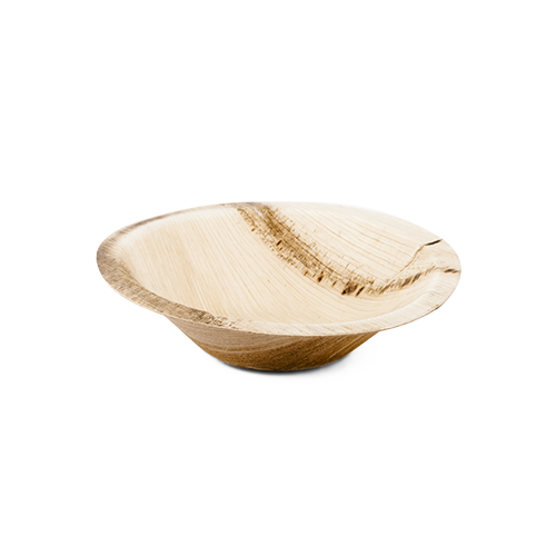 Palm leaf bowl, round 10 cm