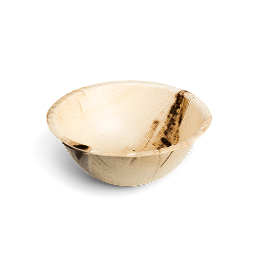 Palm leaf bowl, round 15 cm