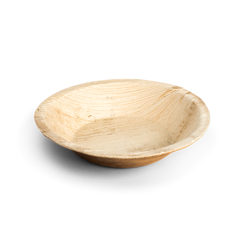 Palm leaf bowl, round 15 cm